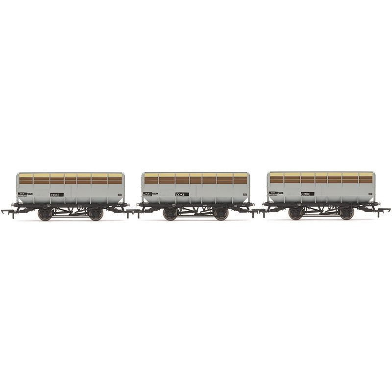 HORNBY BR COKE HOPPER WAGON TRIPLE PACK