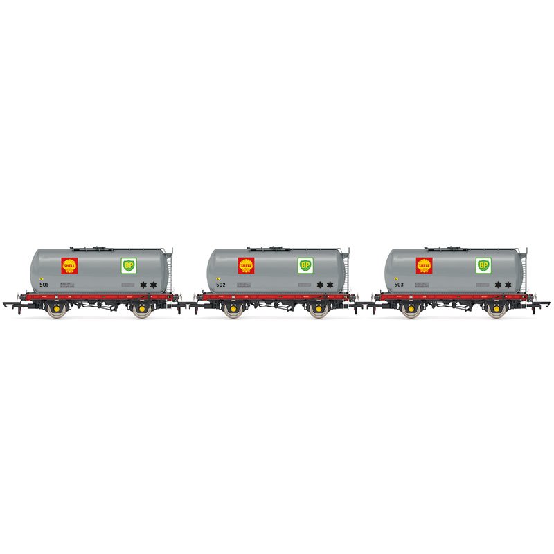 HORNBY SHELL-MEX, TTA TANK WAGON TRIPLE PACK - ERA 8