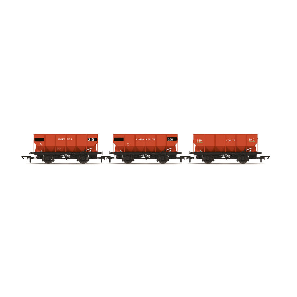 HORNBY 1/76 GRIMETHORPE COALITE - 21T HOPPER - WAGON TRIPLE PACK