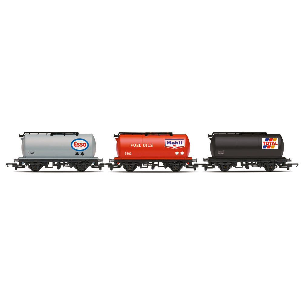HORNBY 1/76 RAILROAD TANKERS TRIPLE PACK