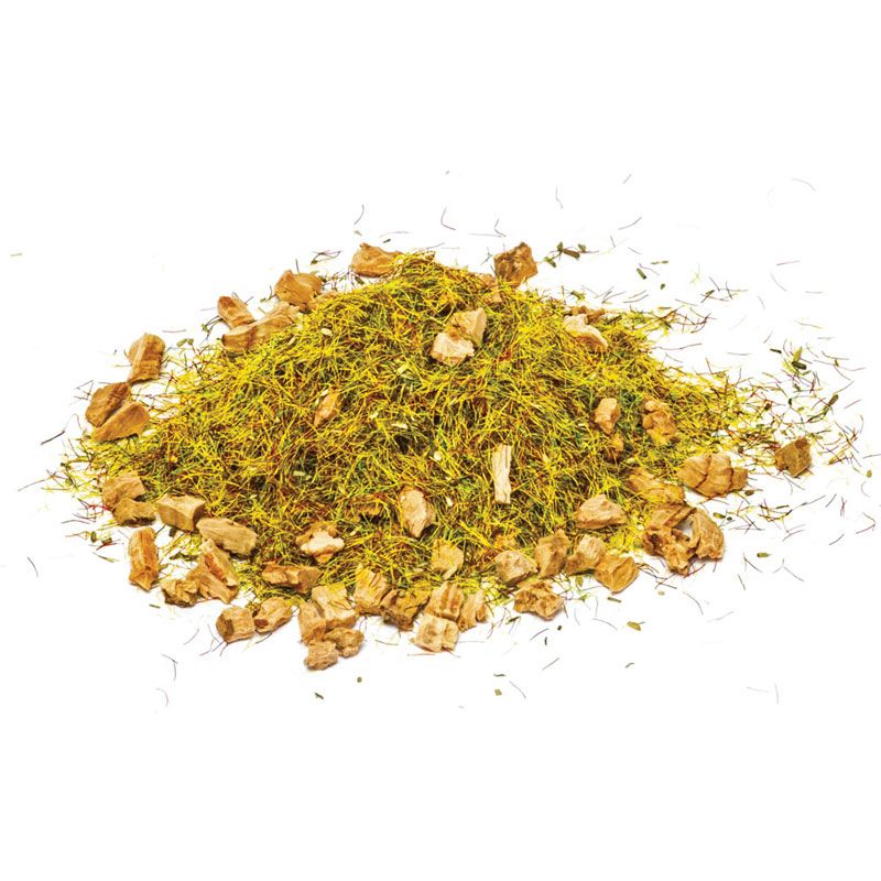 HORNBY STATIC GRASS - ALPINE MEADOW (WITH BOULDERS) 2.5MM