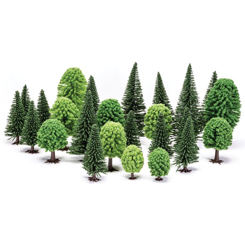HORNBY HOBBY' MIXED (DECIDUOUS AND FIR) TREES