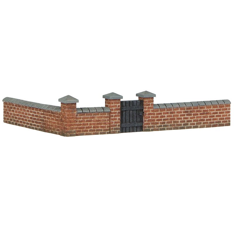 HORNBY FRONT AND LEFT HAND VICTORIAN TERRACE HOUSE GARDEN WALL