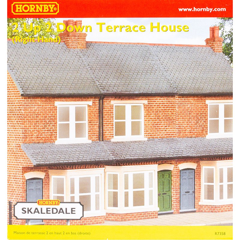 HORNBY RIGHT HAND 2 UP/2 DOWN TERRACED HOUSE