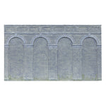 HORNBY HIGH LEVEL ARCHED RETAINING WALLS X 2 (ENGINEERS BLUE BRICK)