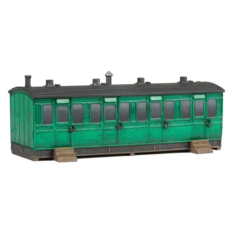 HORNBY GROUNDED 6 WHEEL COACH SUMMER HOUSE