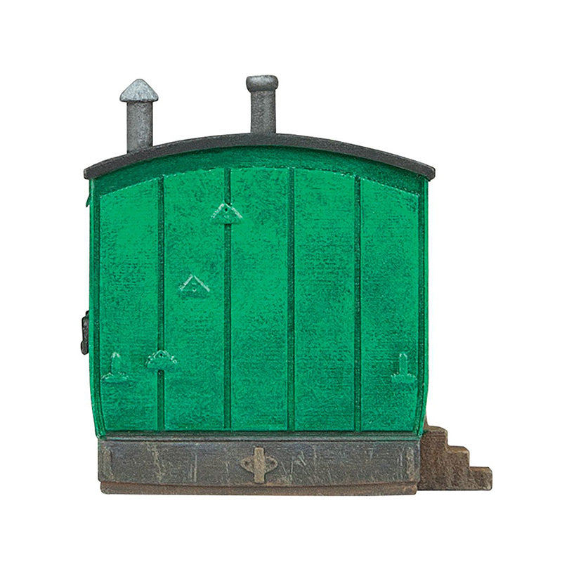 HORNBY GROUNDED 6 WHEEL COACH SUMMER HOUSE