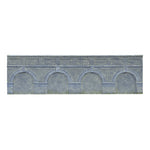 HORNBY LOW LEVEL ARCHED RETAINING WALLS X2 (ENGINEERS BLUE BRICK)
