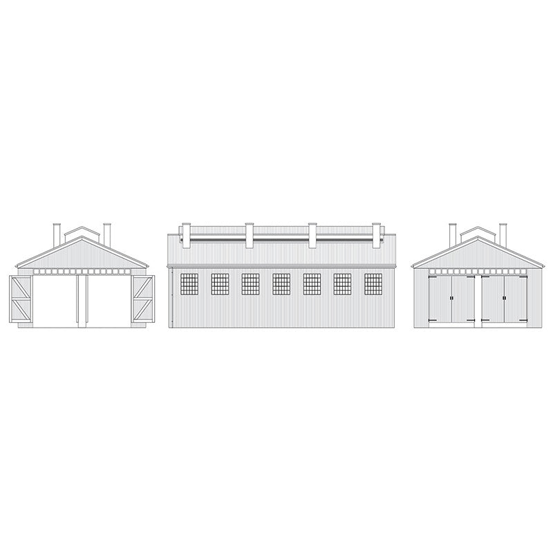 HORNBY GWR DUNSTER ENGINE SHED