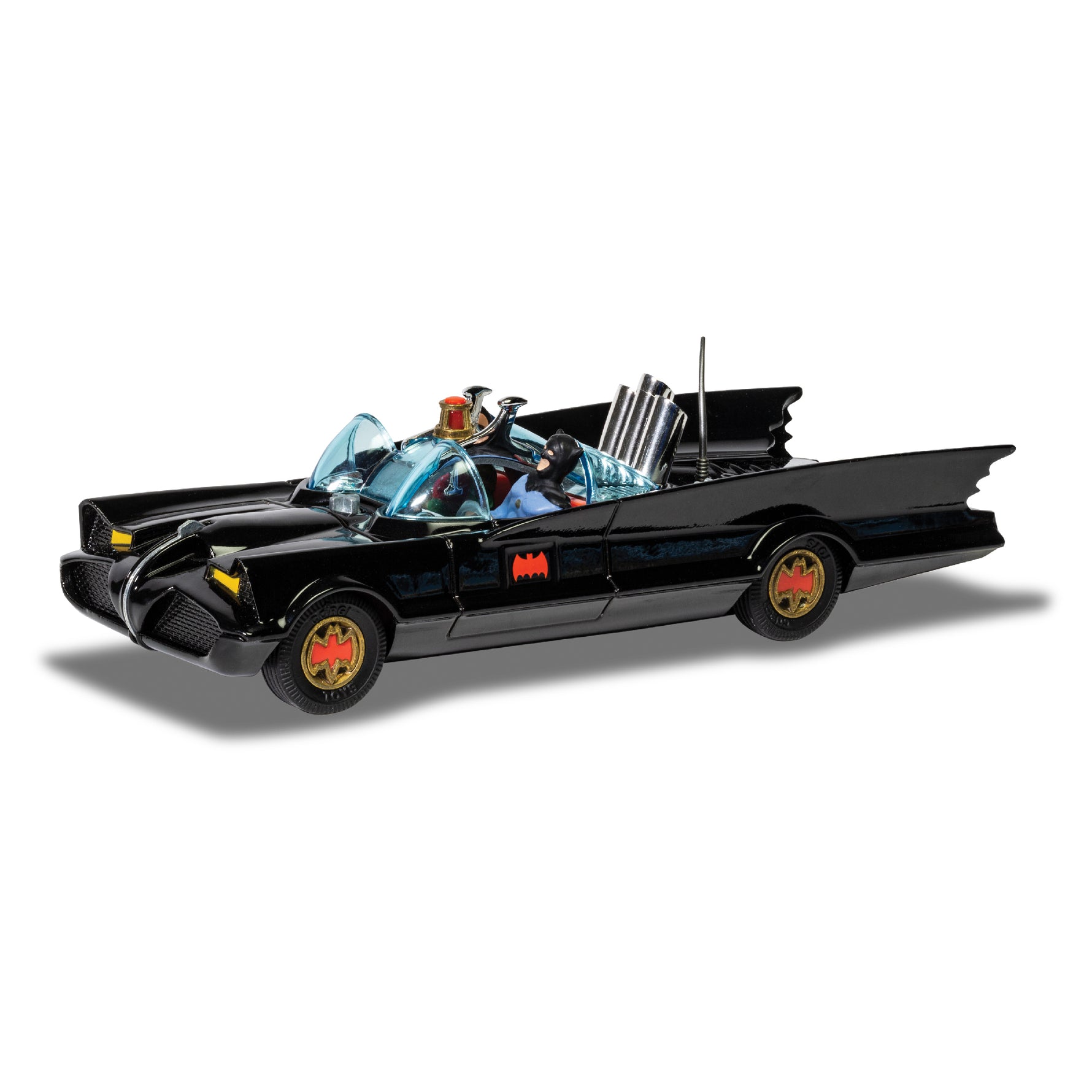 CORGI 1/45 1966 BATMOBILE WITH BATMAN AND ROBIN