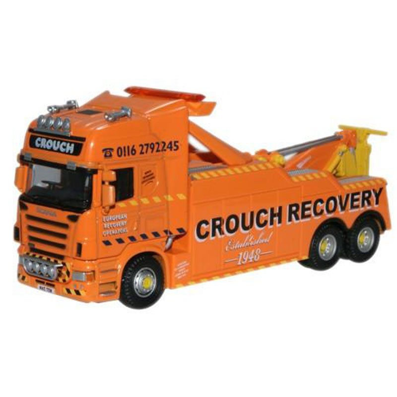OXFORD 1/76 SCANIA TOPLINE RECOVERY TRUCK - CROUCH RECOVERY