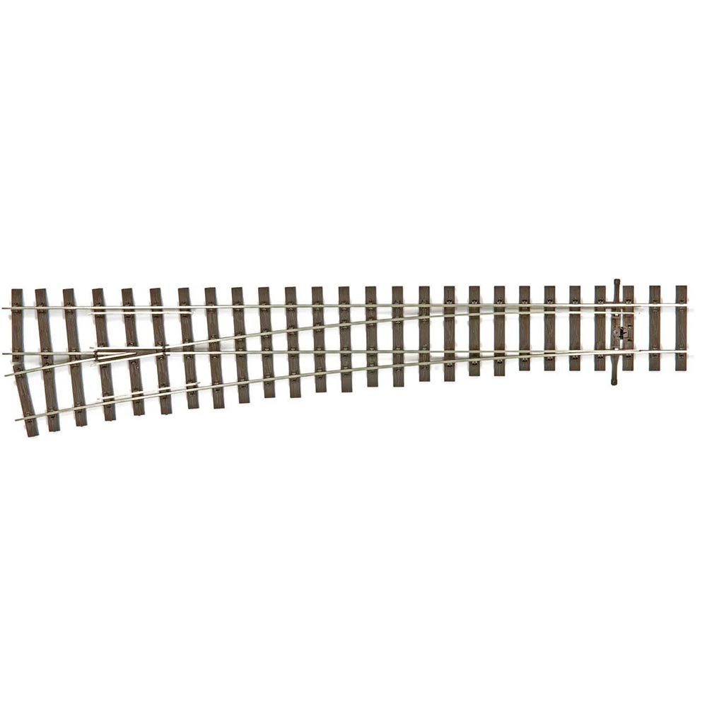 PECO STREAMLINE OO BULLHEAD LARGE RADIUS TURNOUT L/H