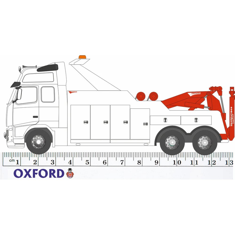 OXFORD 1/76 VOLVO BONIFACE RECOVERY - WHITE