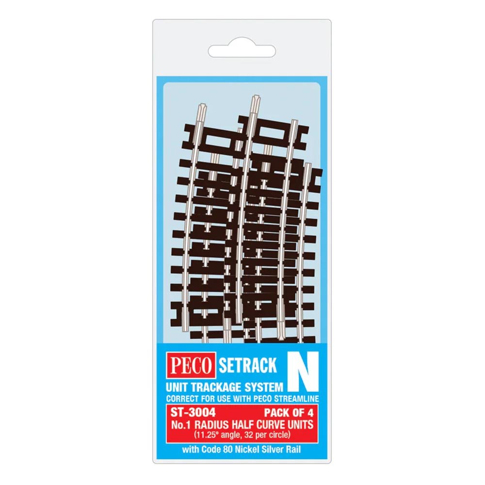 PECO NO.1 RADIUS HALF CURVE (4 X ST-4)