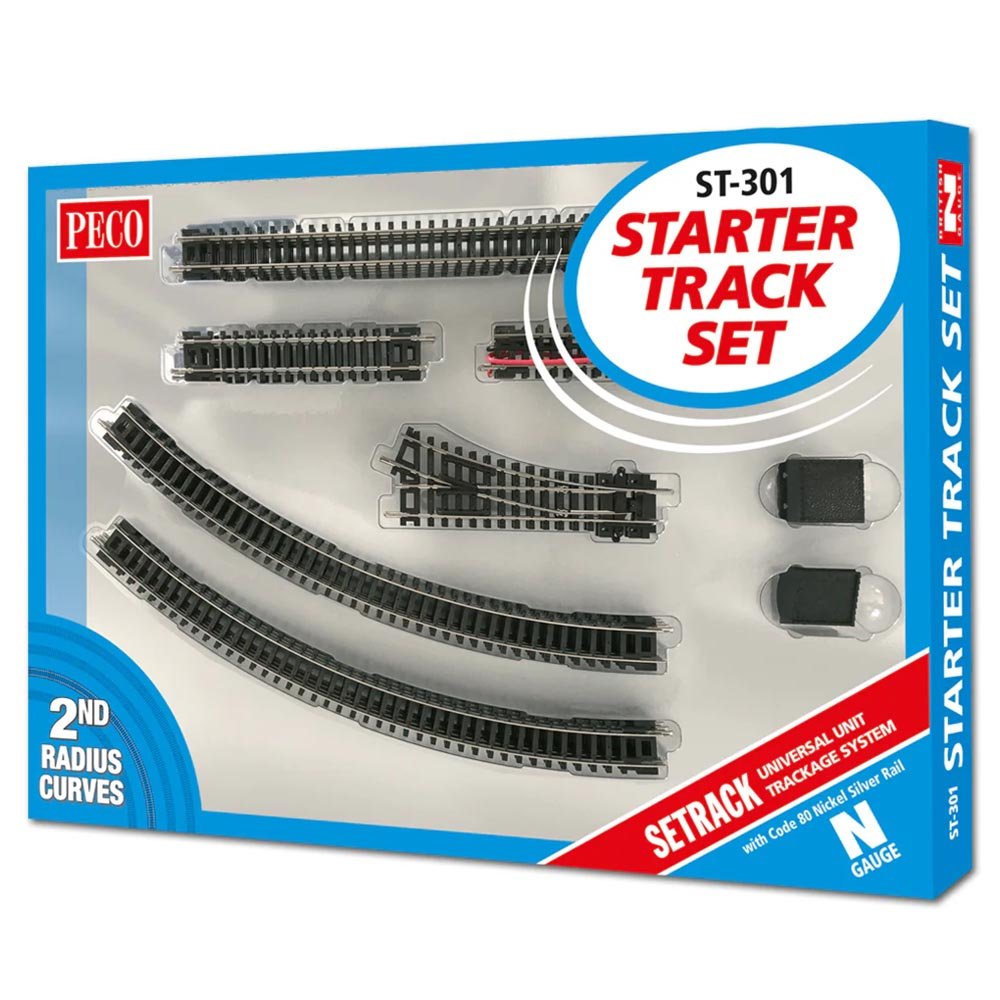PECO STARTER TRACK SET 2ND RADIUS COMPLETE BOXED