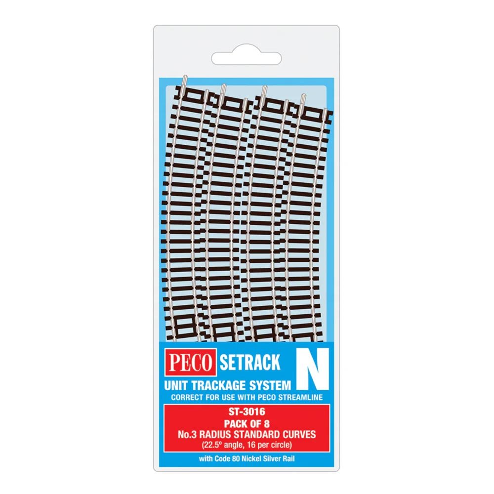 PECO NO.3 RADIUS STND CURVE 298.5MM (8X ST-16)