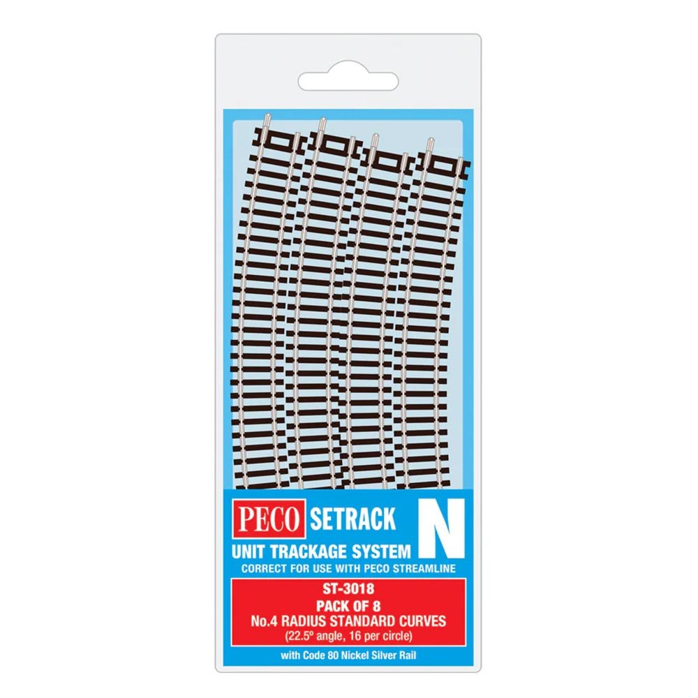 PECO NO.4 RADIUS STND CURVE 333.4MM (8X ST-18)