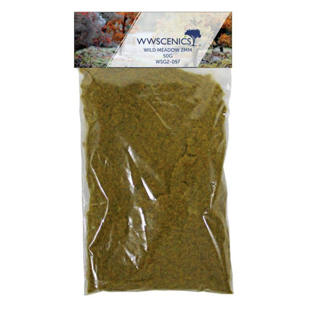 PECO WWS 2MM WILD MEADOW STATIC GRASS REFILL 50G